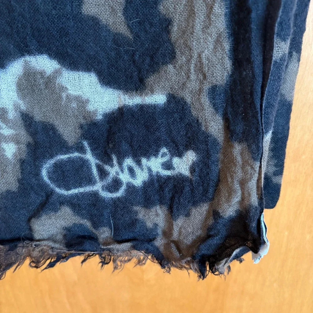 Diane von‎ Furstenberg Scarf Womens OS Brown Black Leopard Print 100% Cashmere